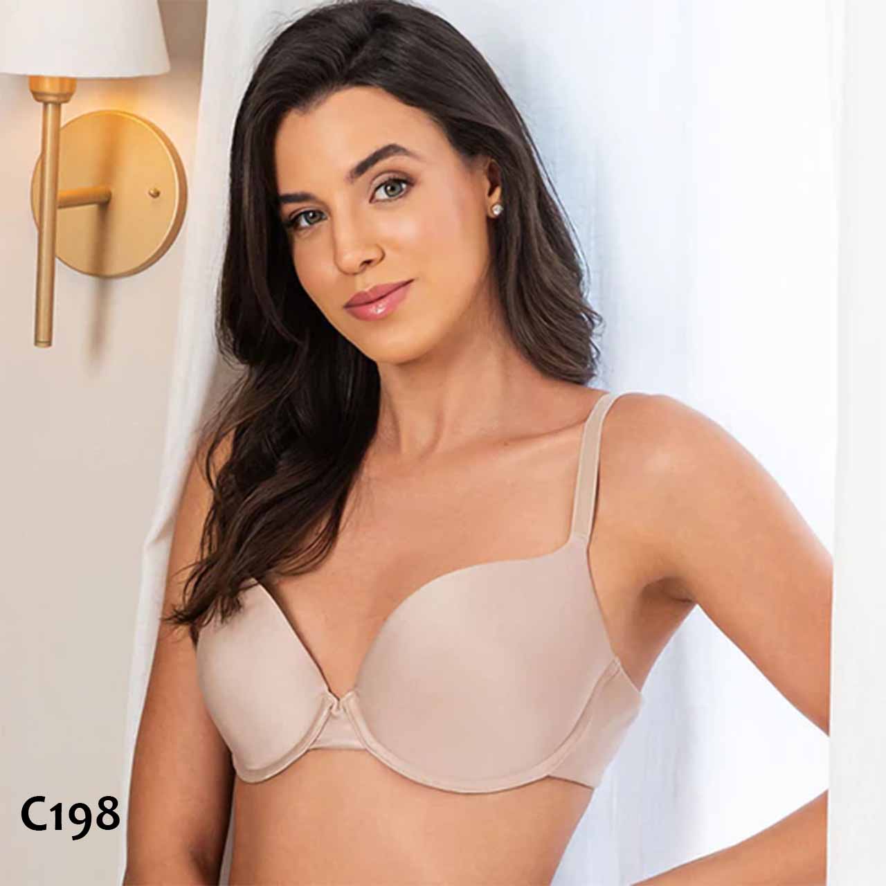 BP - C198 - Corpiño de microfibra con taza soft y arco