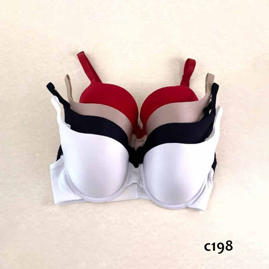 BP - C198 - Corpiño de microfibra con taza soft y arco