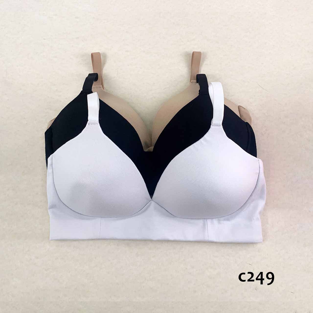 BP - C249 - Corpiño de lycra de algodón con taza soft sin arco