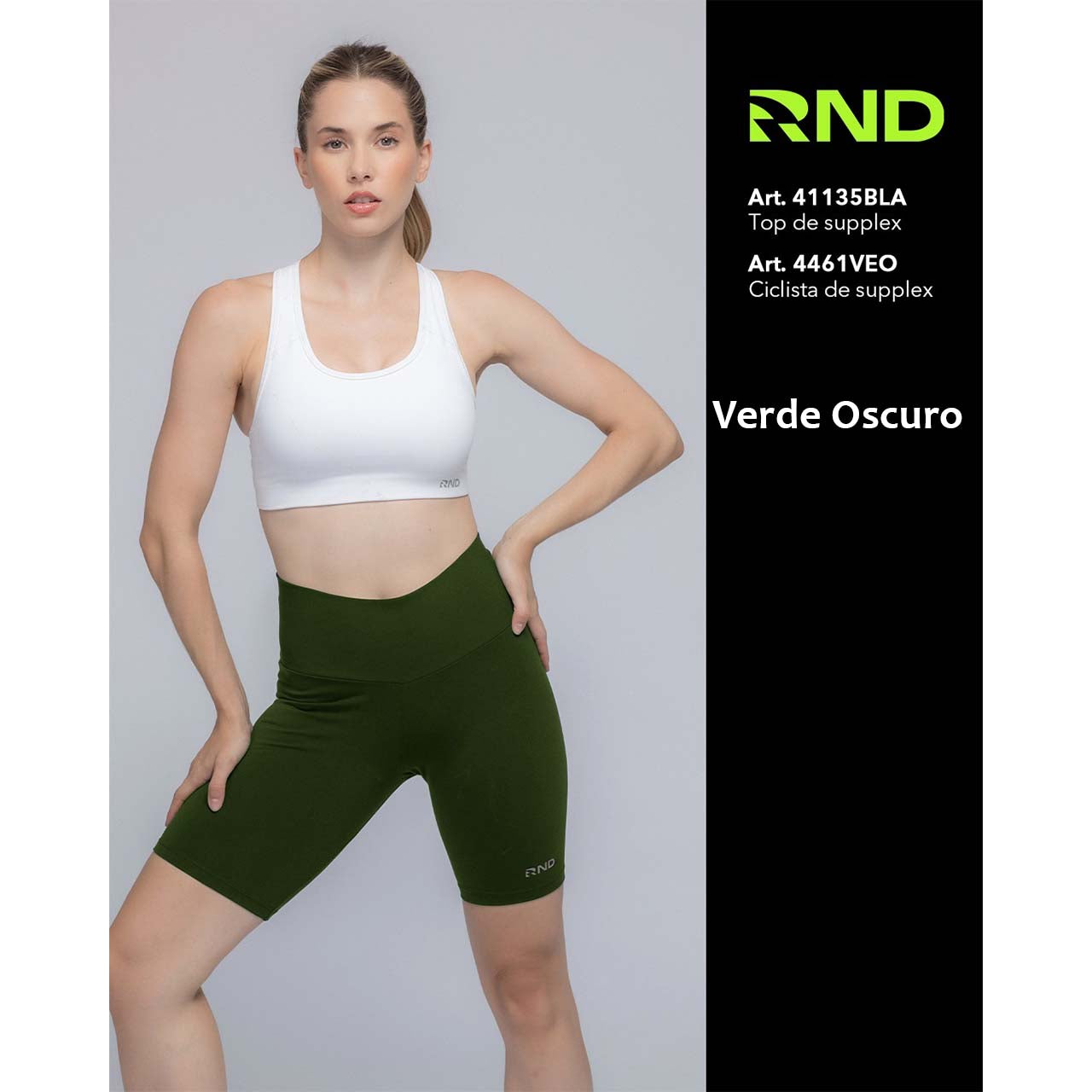 BP - 4461 - Ciclista de supplex con lycra (algodonado)