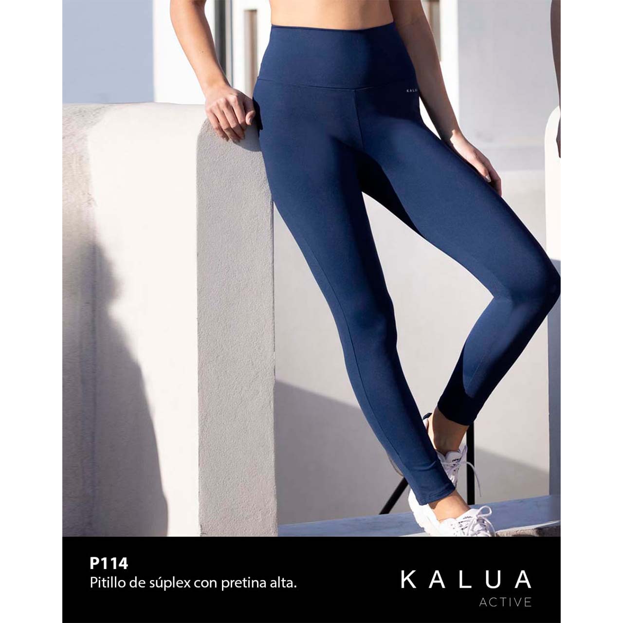 BP - P114 - Legging de supplex con cintura alta