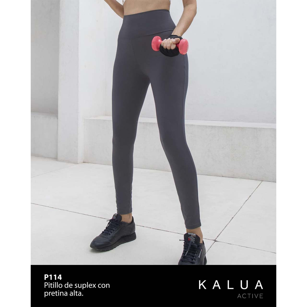 BP - P114 - Legging de supplex con cintura alta