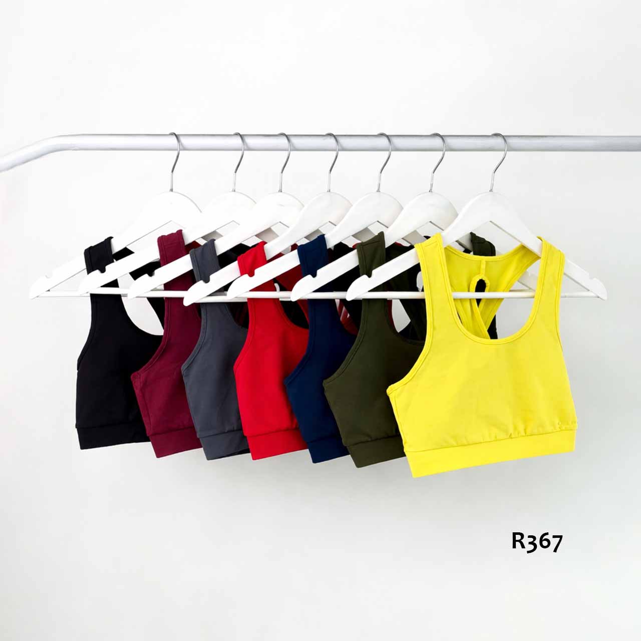 BP - R367 - Top de supplex con espalda deportiva