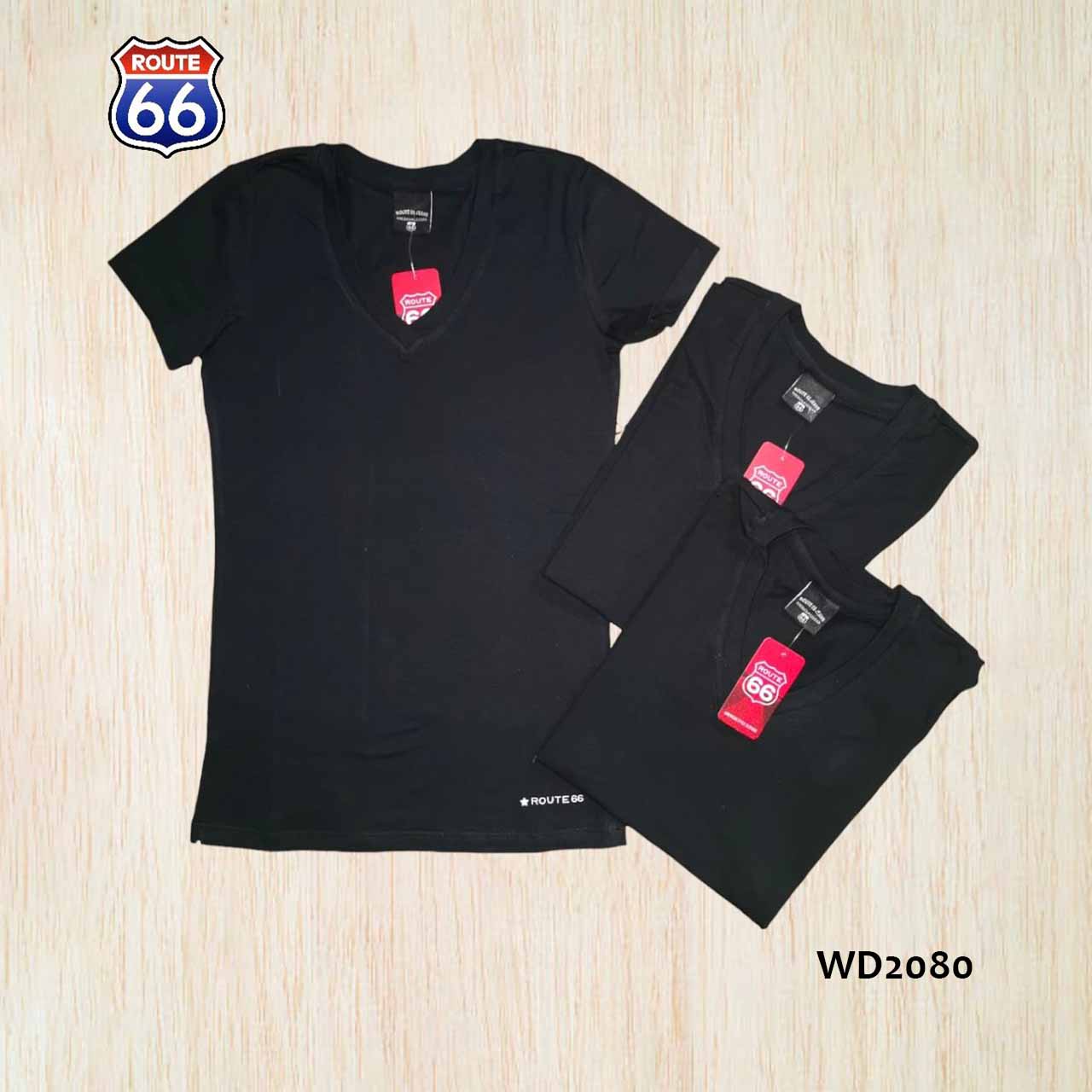 BP - WD2080 - Remera básica de algodón. Cuello V