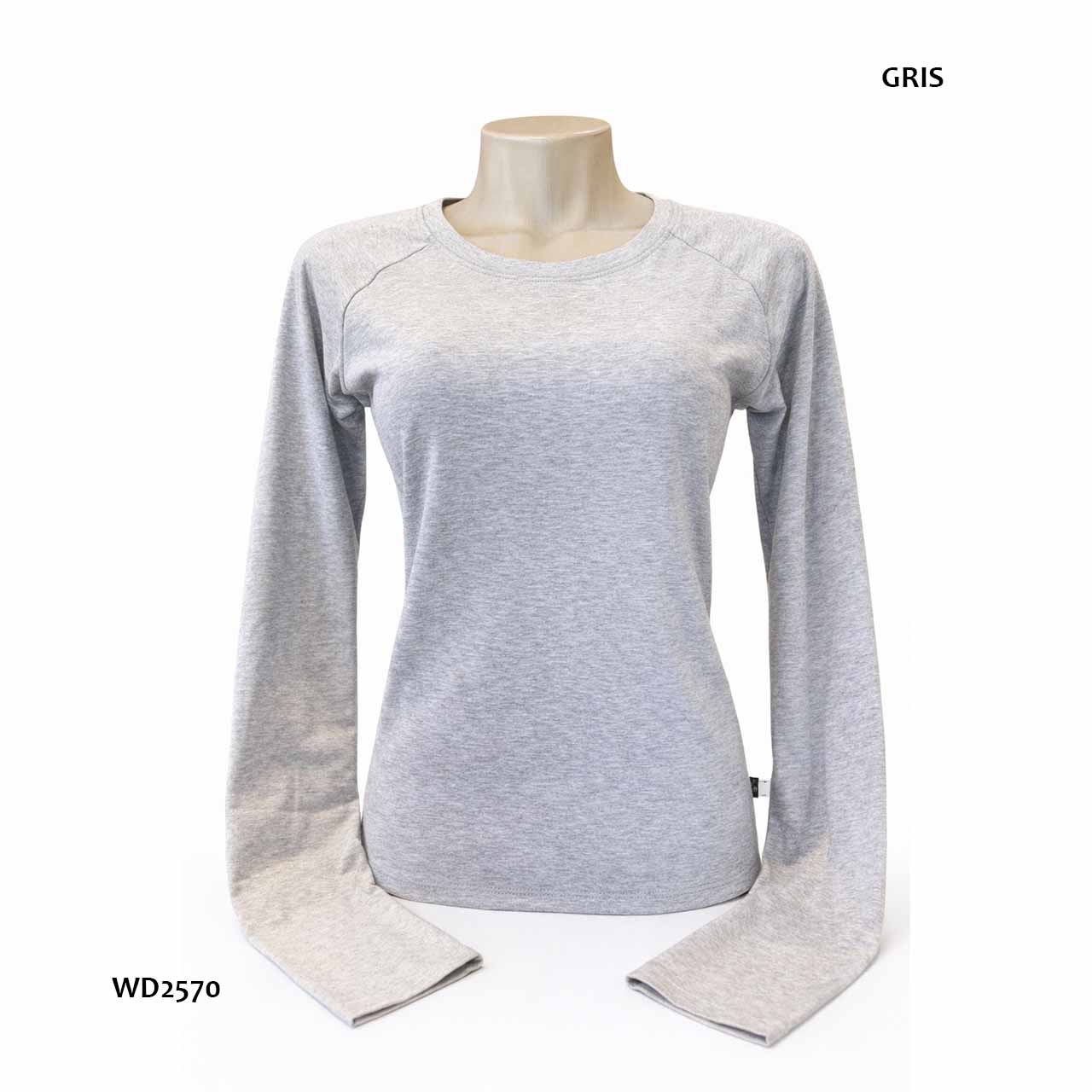 BP - WD2570 - Remera mangas largas de algodón