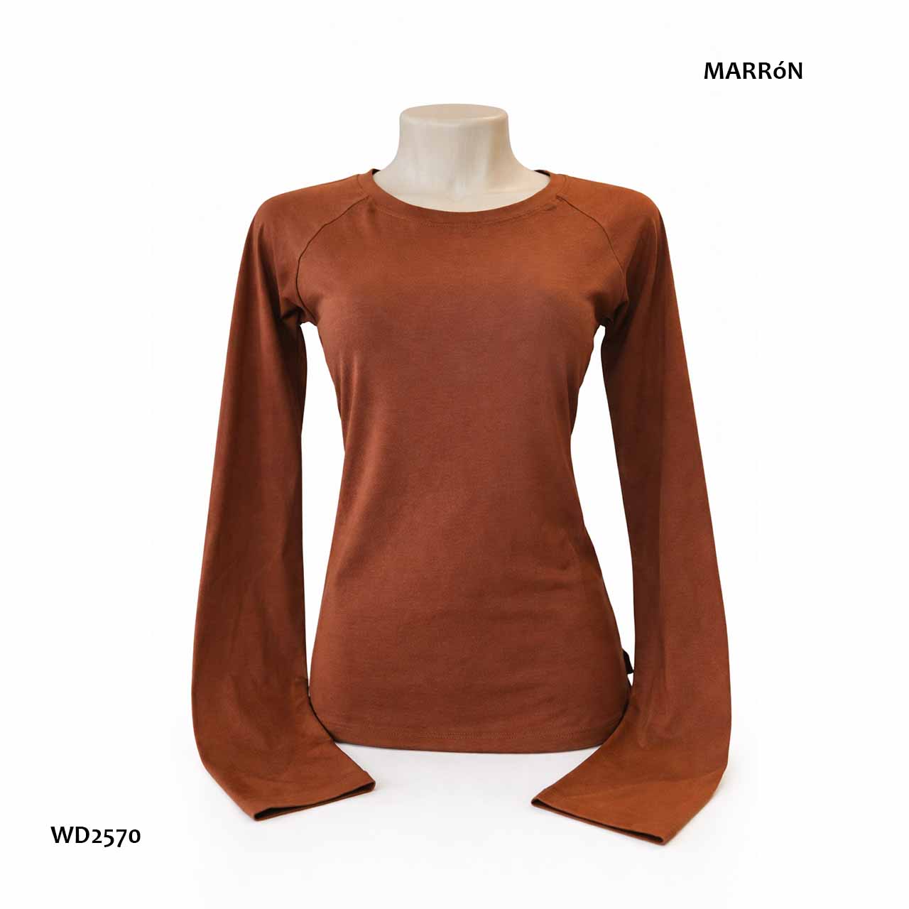 BP - WD2570 - Remera mangas largas de algodón