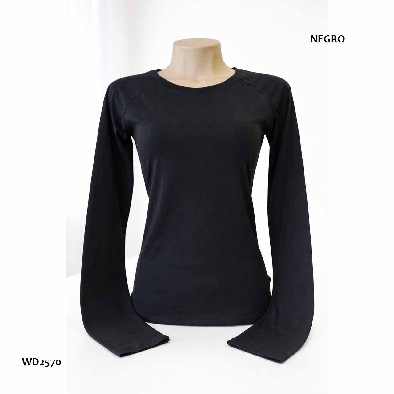 BP - WD2570 - Remera mangas largas de algodón