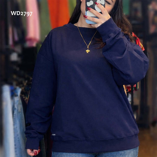 BP - WD2797 - Sueter Oversize de moletón terry