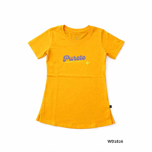 BP - WD2826 - Remera de jersey de algodón con tajos a los costados