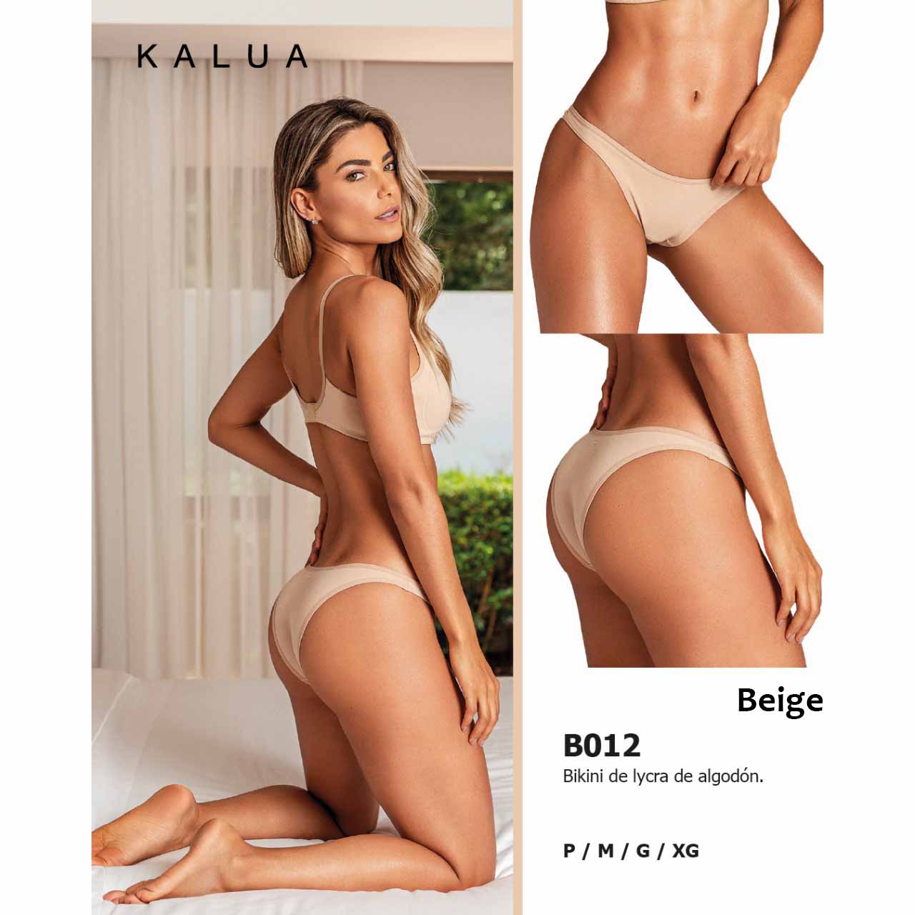 BP - B012 - Bikini de lycra de algodón