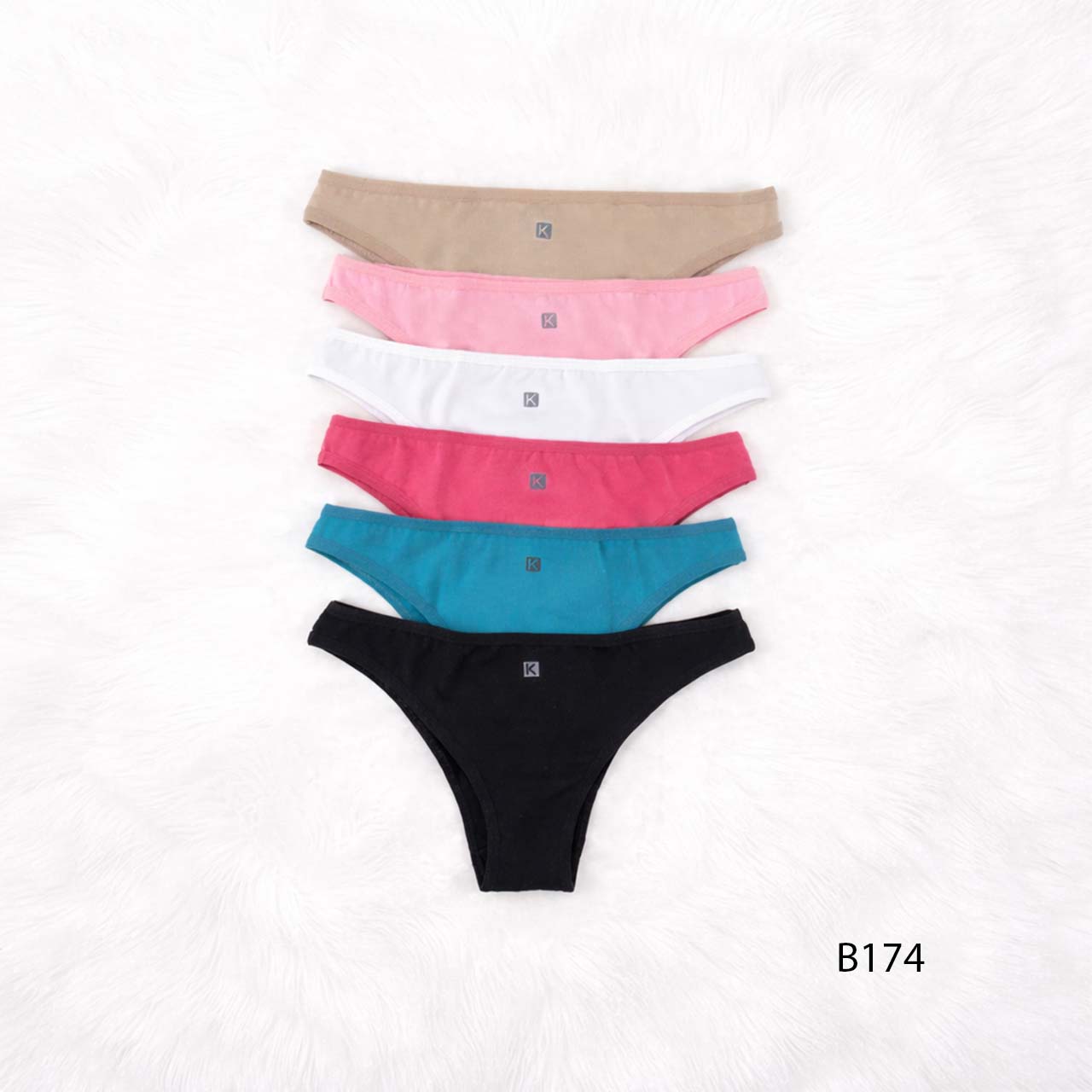 BP - B174 - Bikini de lycra de algodón