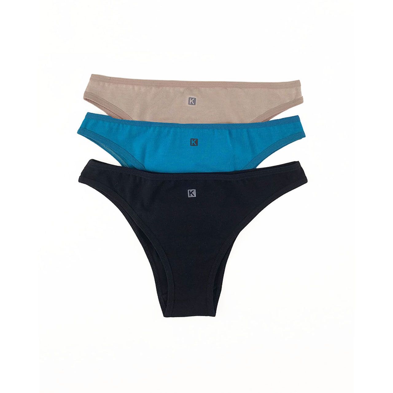 *Pack* Bikinis de lycra de algodón - 3 unidades