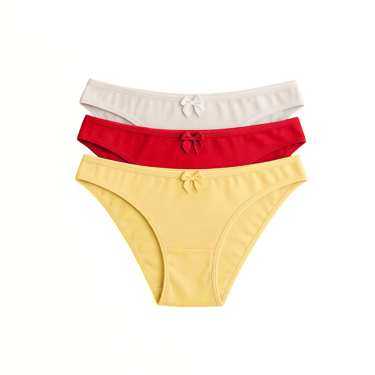 *Pack* Bikinis de algodón y lycra - 3 unidades