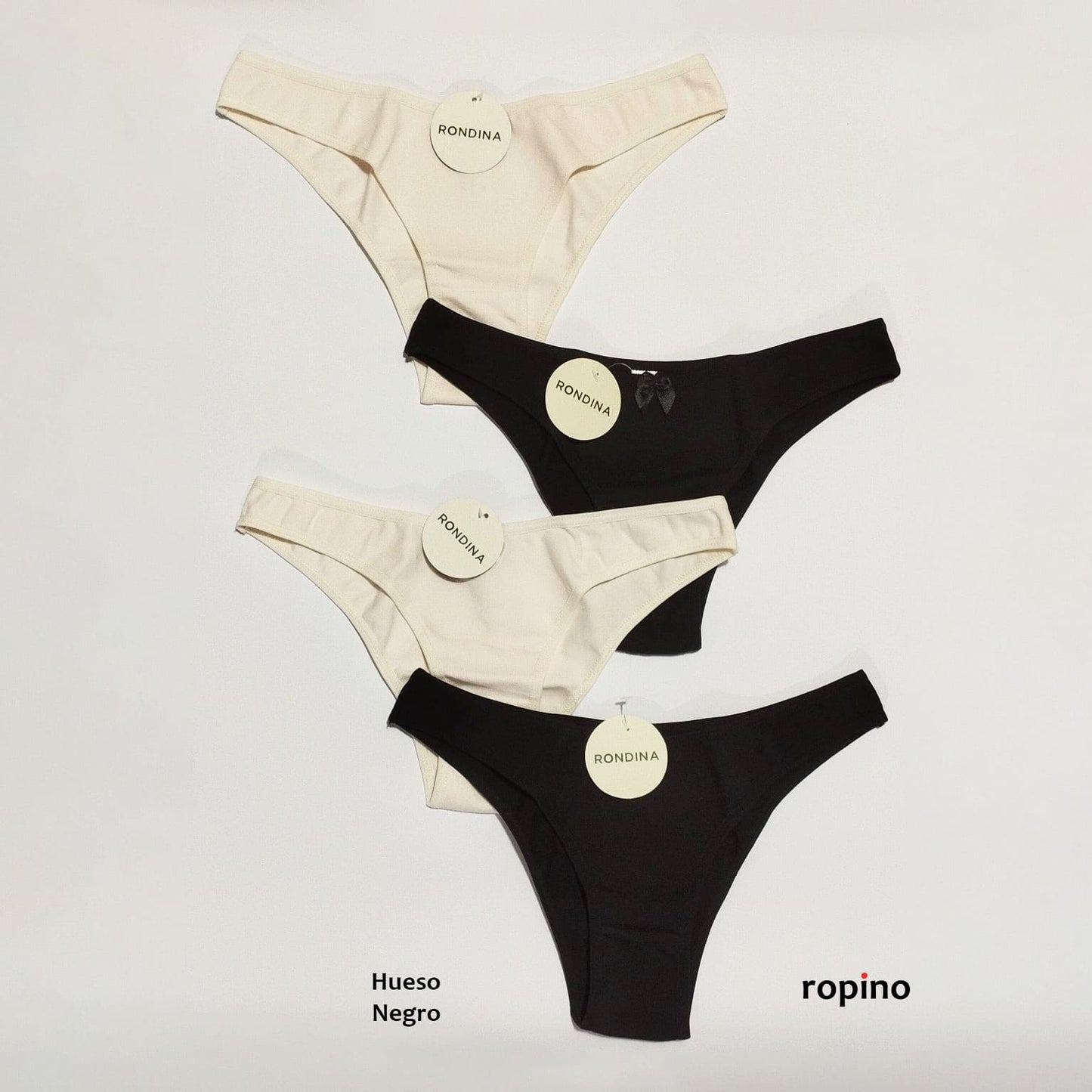 *Pack* 4 Bikinis de algodón y lycra - Varios Colores