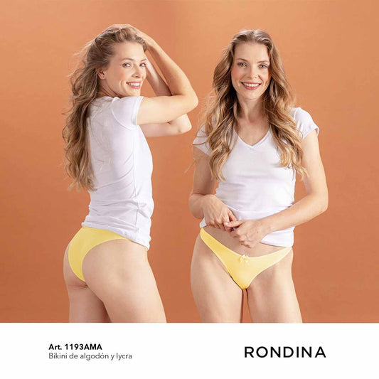 Bikinis de algodón y lycra