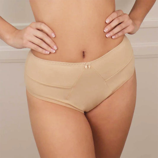 Bombacha de lycra de algodón reforzada -  Color Beige - Talle M