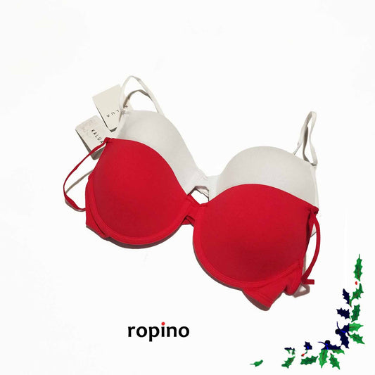 Corpiño de lycra de algodón. Con taza push-up y arco. Varios Colores