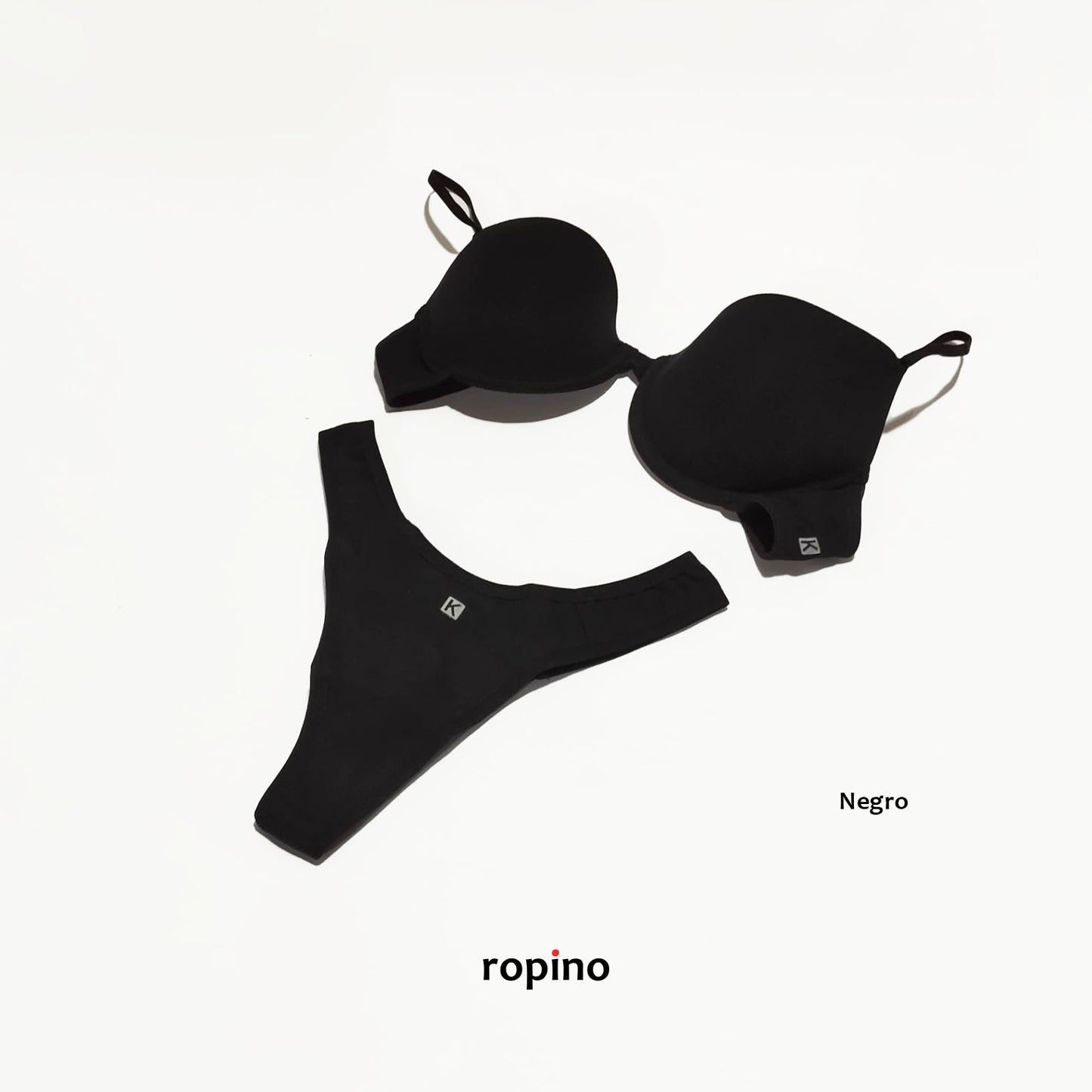 *Combo* Corpiño con taza push-up y arco & Colaless. Lycra de algodón. Varios Colores