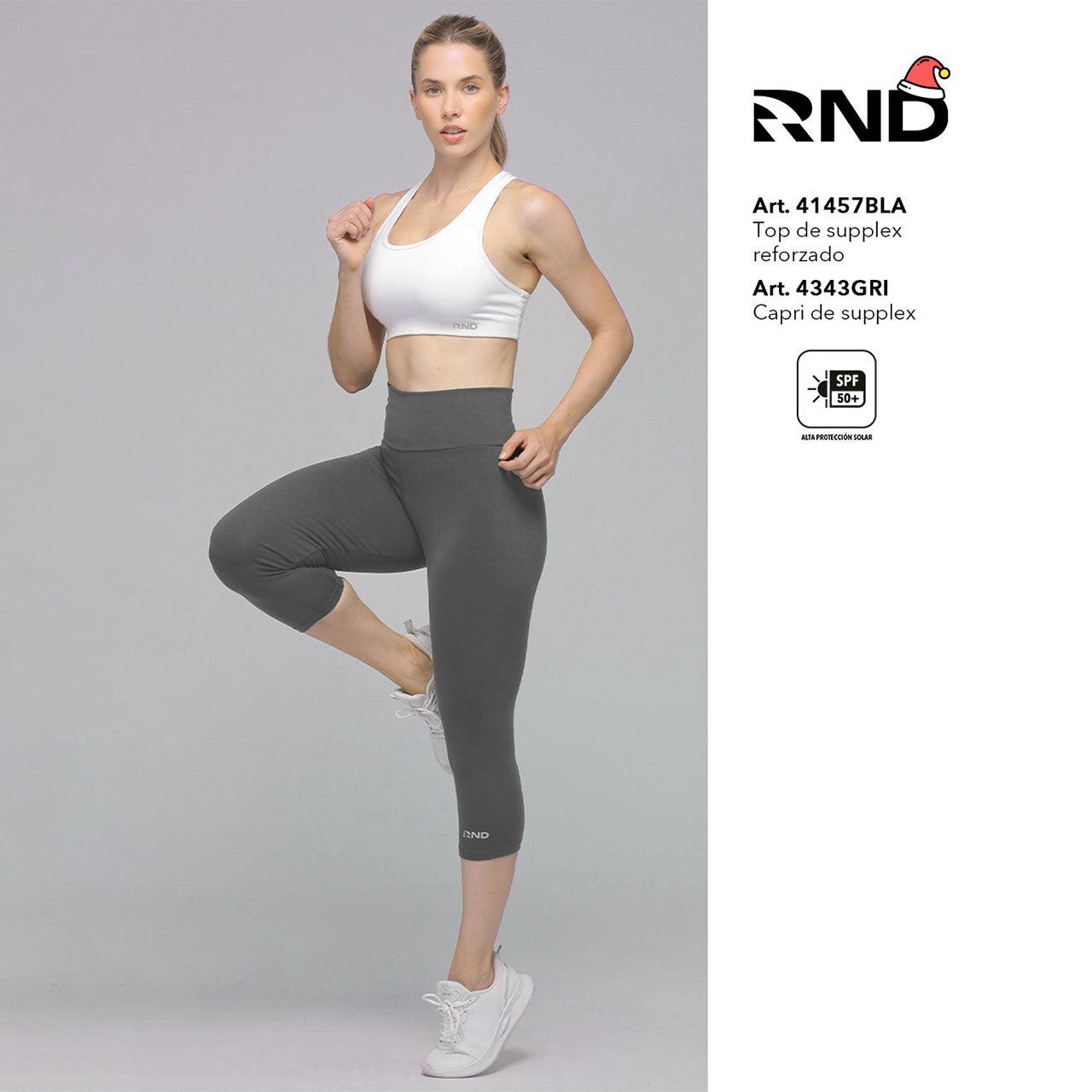 BP - 4343 - Capri de supplex con lycra (supplex algodonado)