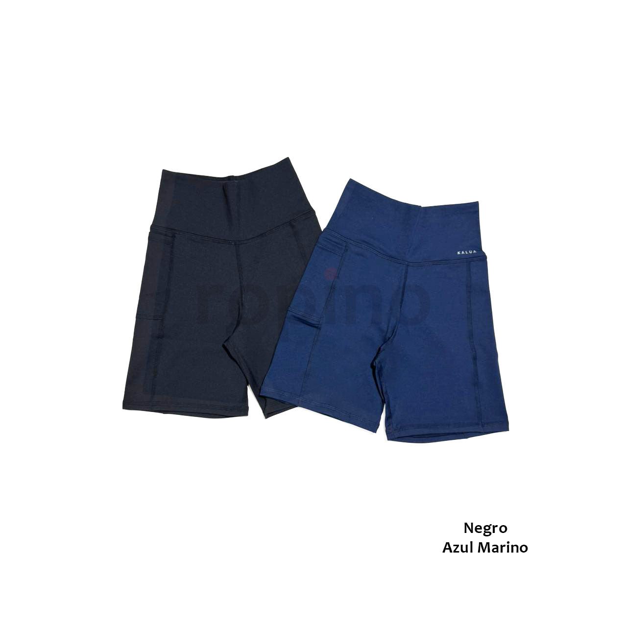 Ciclista de Supplex con Pretina Alta y Bolsillo - Pack x2