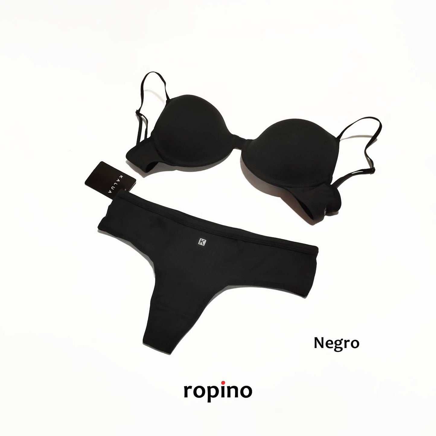 *Combo* Corpiño con taza push-up y arco & Culotteless. Lycra de algodón