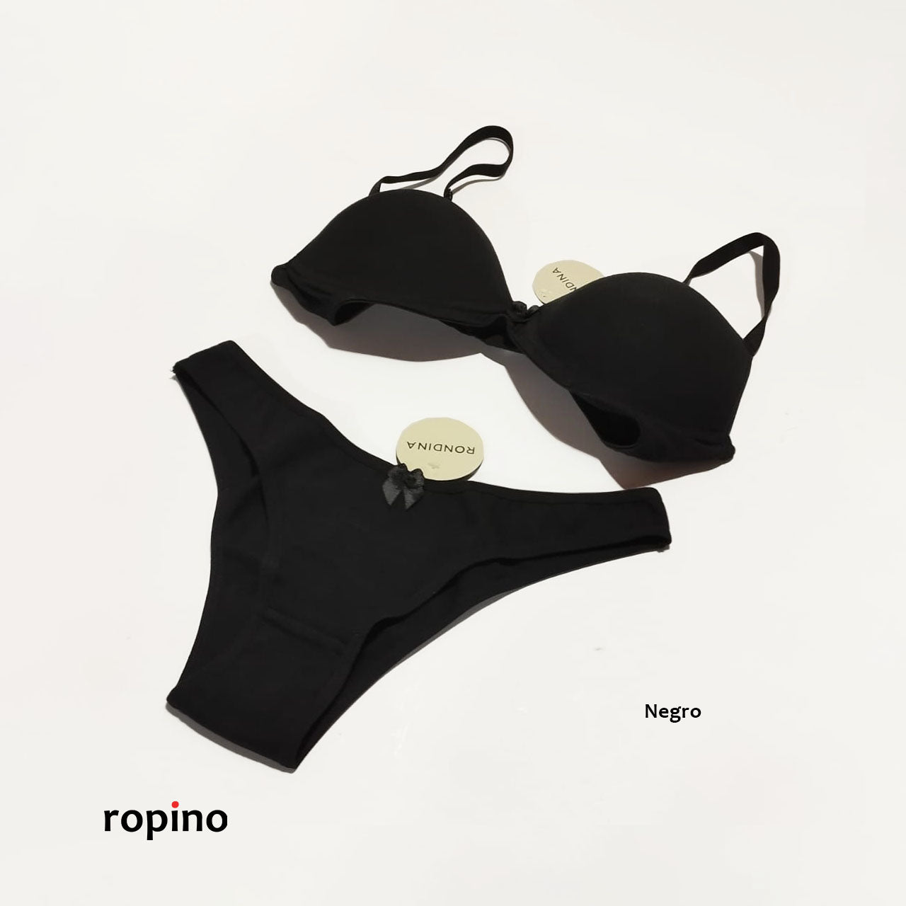 *Combo* Corpiño con taza push-up & Bikini. Algodón y lycra. Varios Colores