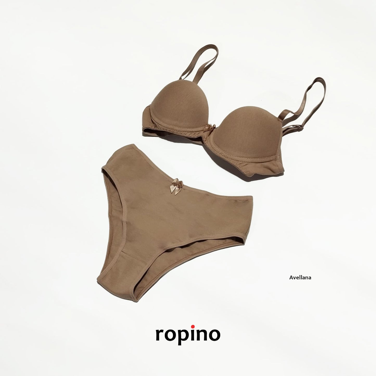 *Combo* Corpiño con taza push-up & Bombacha de algodón y lycra