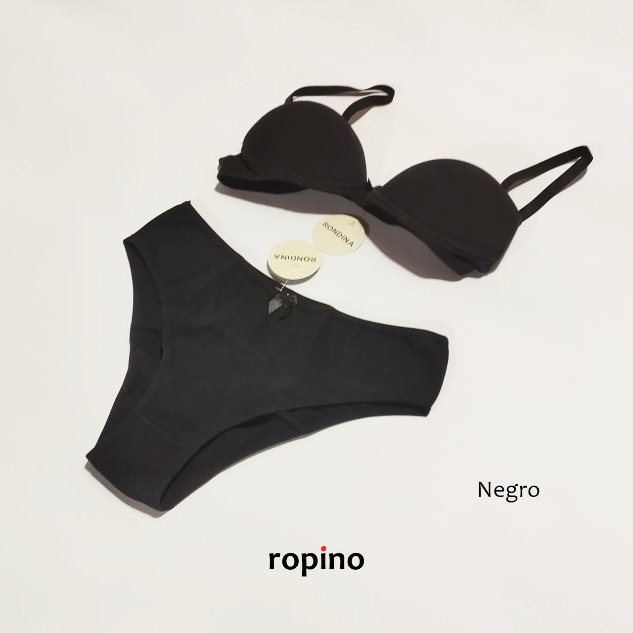 *Combo* Corpiño con taza push-up & Bombacha de algodón y lycra
