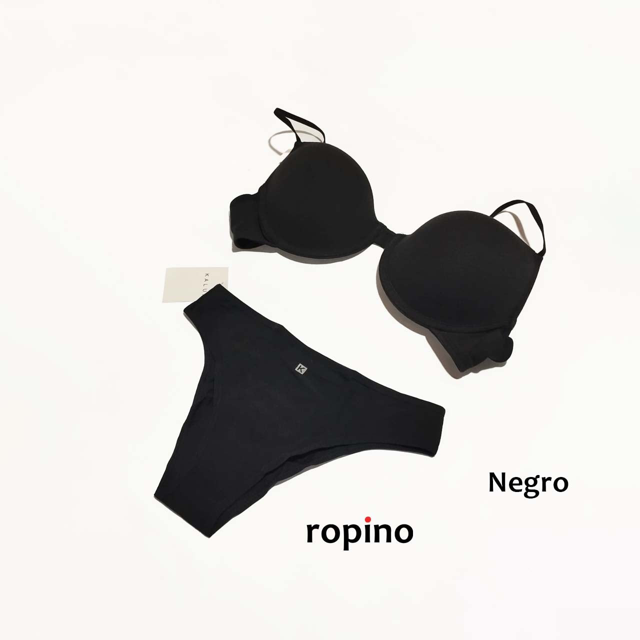 *Combo* Corpiño con taza push-up y arco & Bombacha. Lycra de algodón - Varios Colores