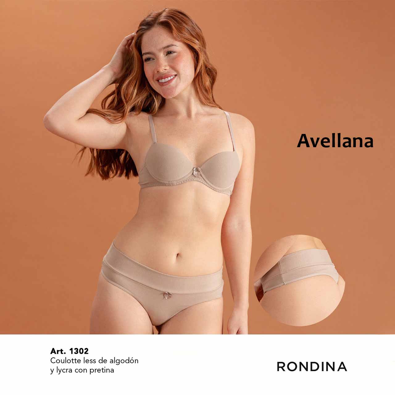SD - 1302 - *Pack* Culotteless de algodón y lycra con pretina - 3 unidades