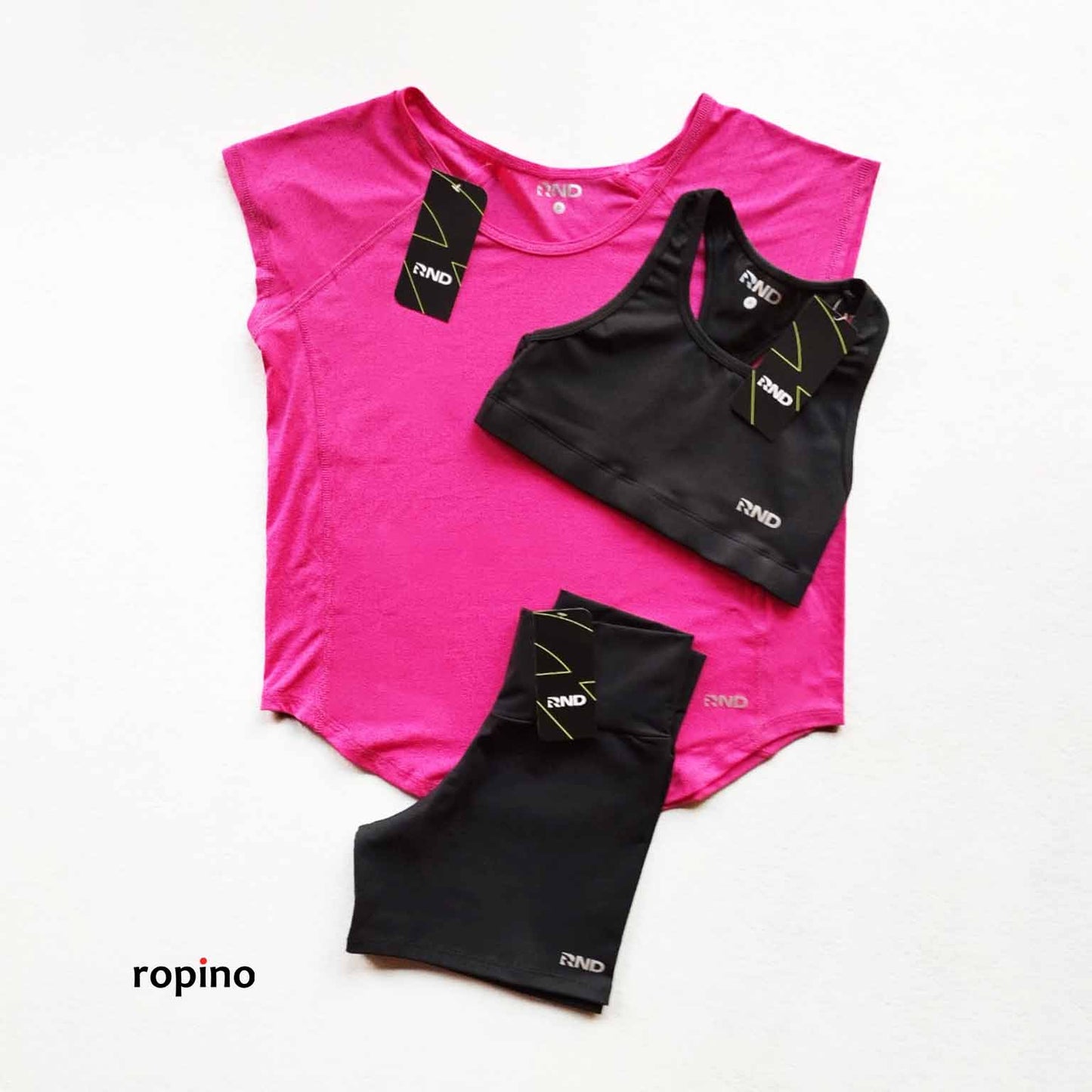 Remera de Viscolycra & Top de Supplex & Ciclista Corto de Supplex - Varios Colores