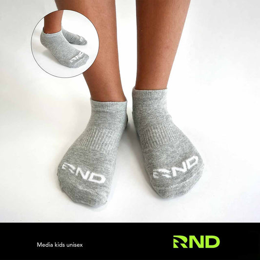 Media unisex para niños - Gris - Talle 31/34