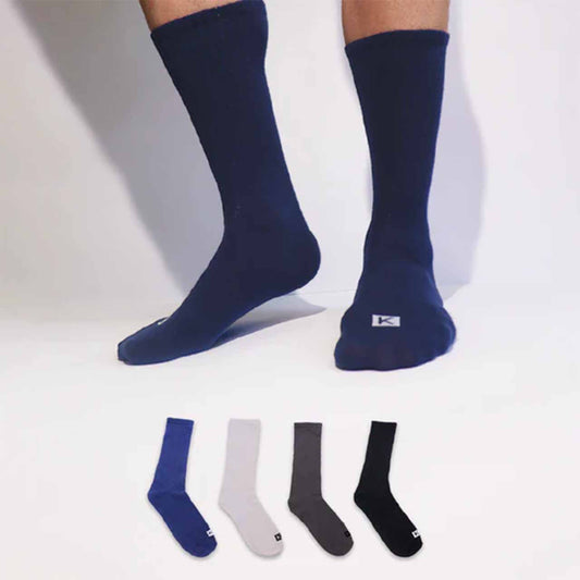 Medias largas masculinas - Paquete x4