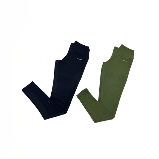 Legging de algodón y lycra - Pack x2