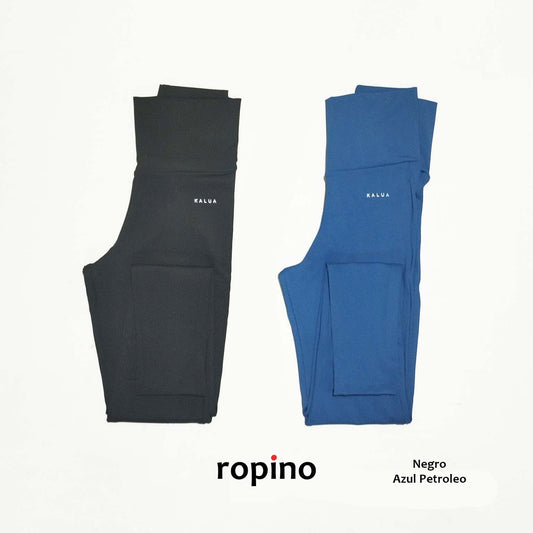 Legging de Supplex. Cintura Alta - Pack x2