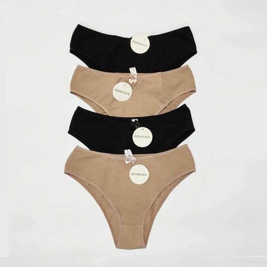 *Pack* 4 Bombachas de algodón y lycra - Varios Colores