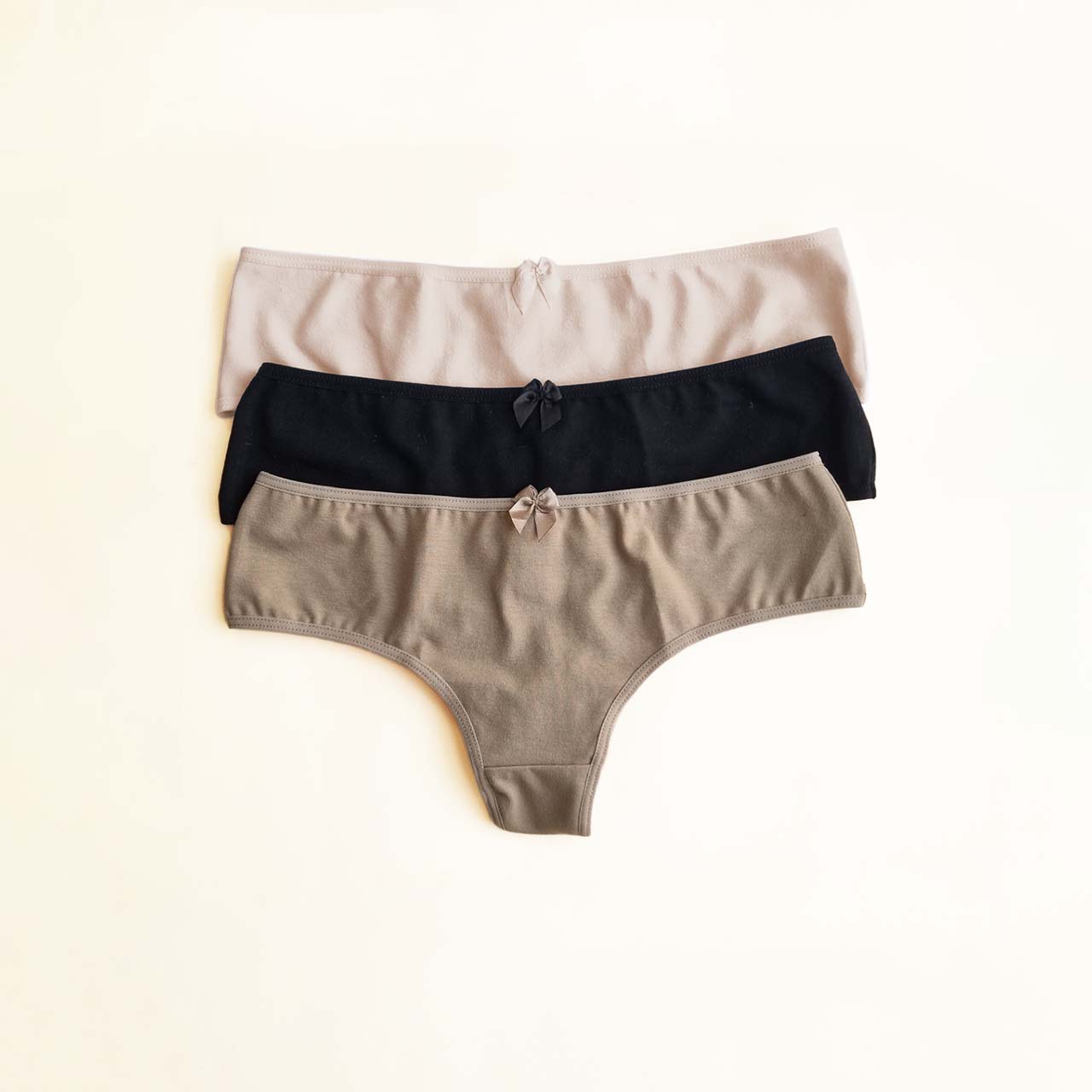 *Pack* Culotteless de algodón y lycra - 3 unidades