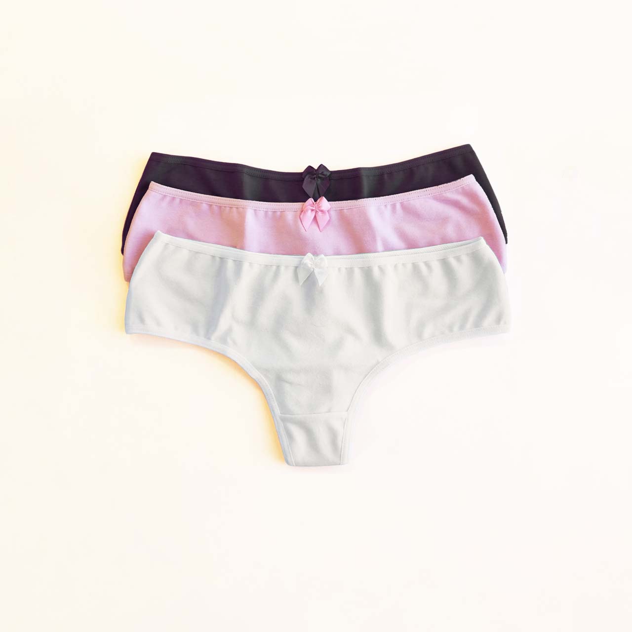 *Pack* Culotteless de algodón y lycra - 3 unidades