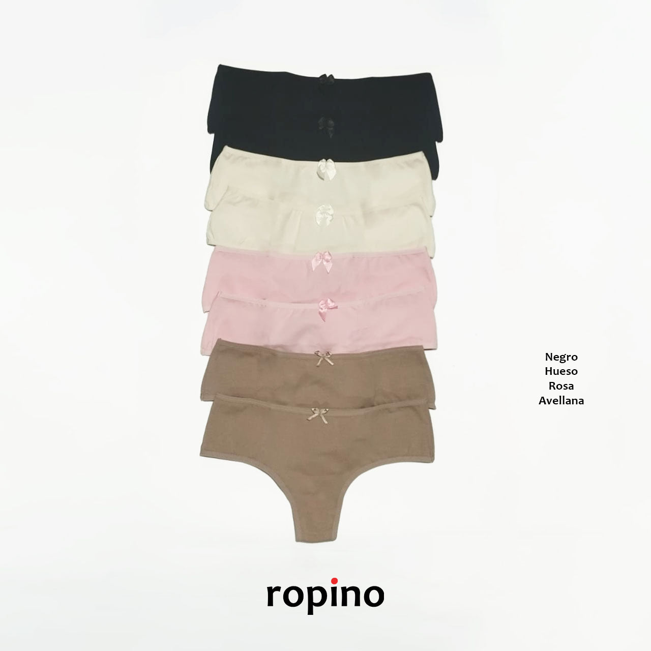 Culotteless de algodón y lycra - Varios Colores