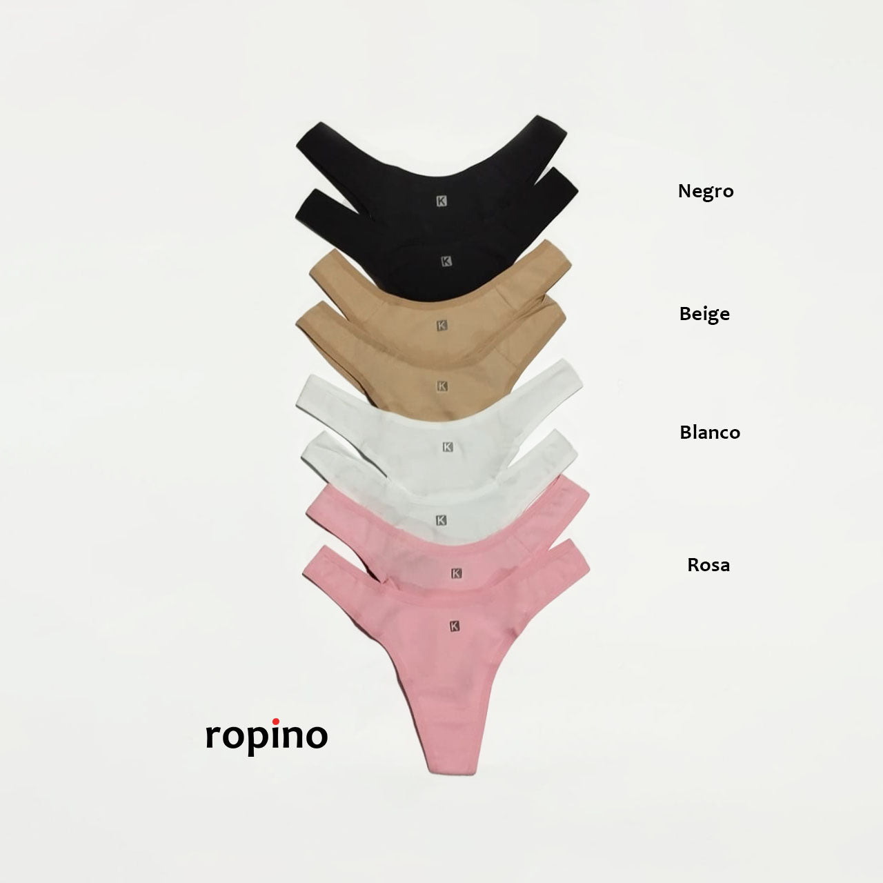 *Combo* Corpiño con taza push-up y arco & Colaless. Lycra de algodón. Varios Colores