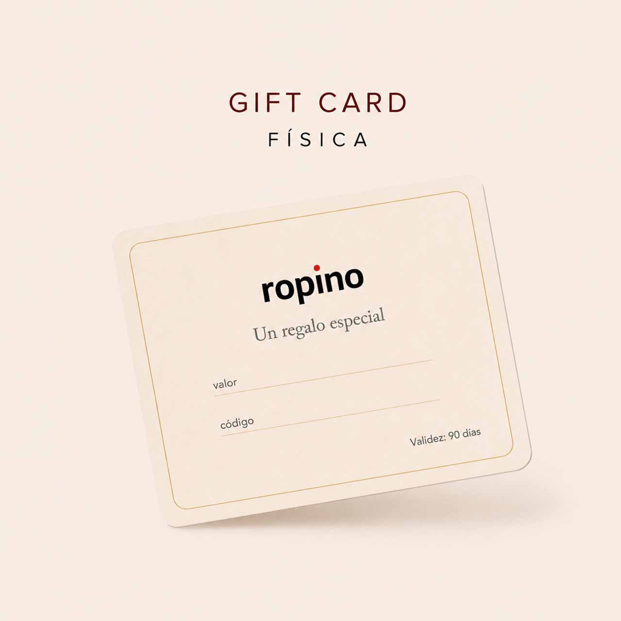 Tarjeta de regalo física - Envío Gratis (tarjeta)