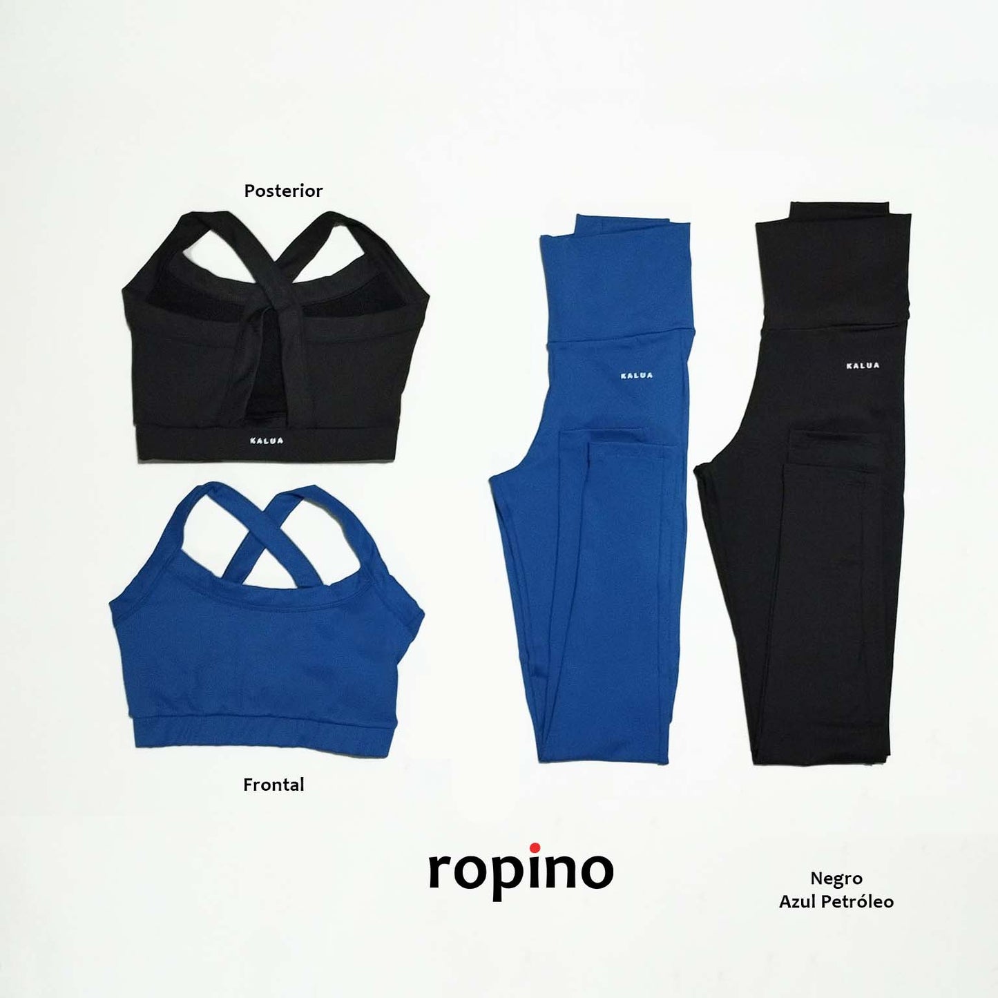 Top de Supplex - Espalda Cruzada & Legging de Supplex - Varios Colores