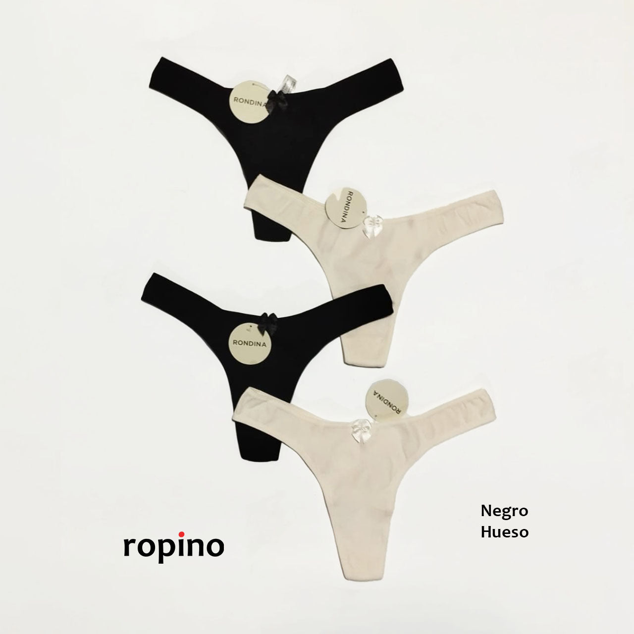 *Pack* 4 Less de algodón y lycra - Varios Colores