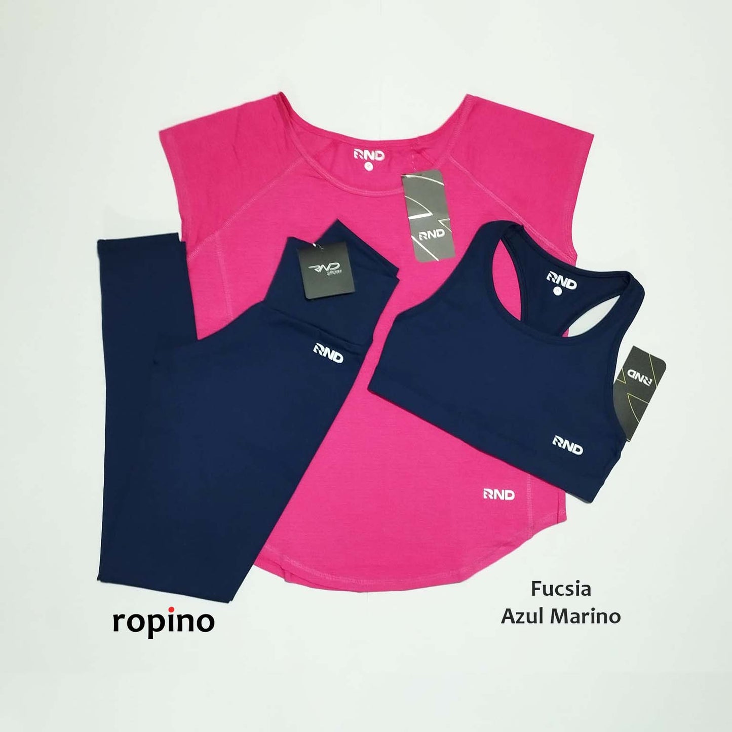 Remera de Viscolycra & Top de Supplex & Legging de Supplex - Varios Colores