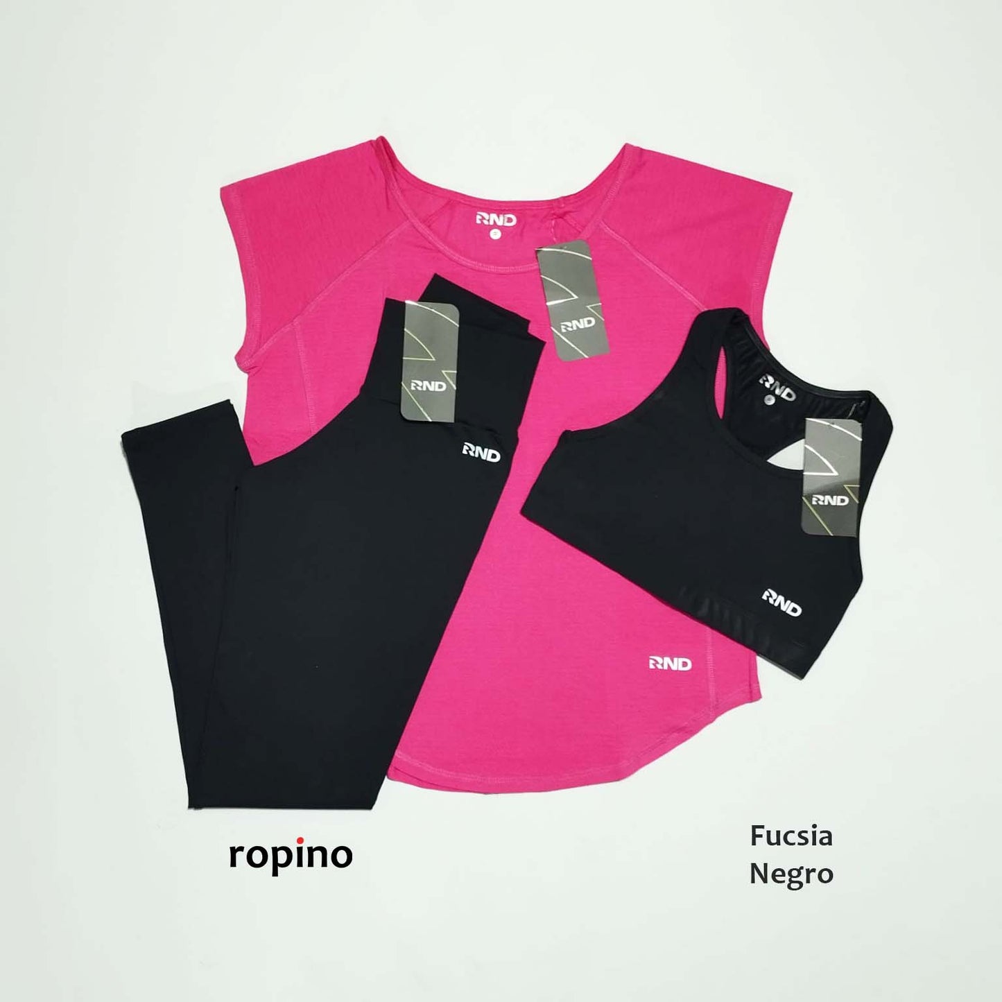 Remera de Viscolycra & Top de Supplex & Legging de Supplex - Varios Colores