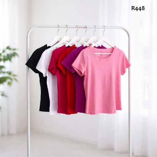 BP - R448 - Remera de jersey de algodón