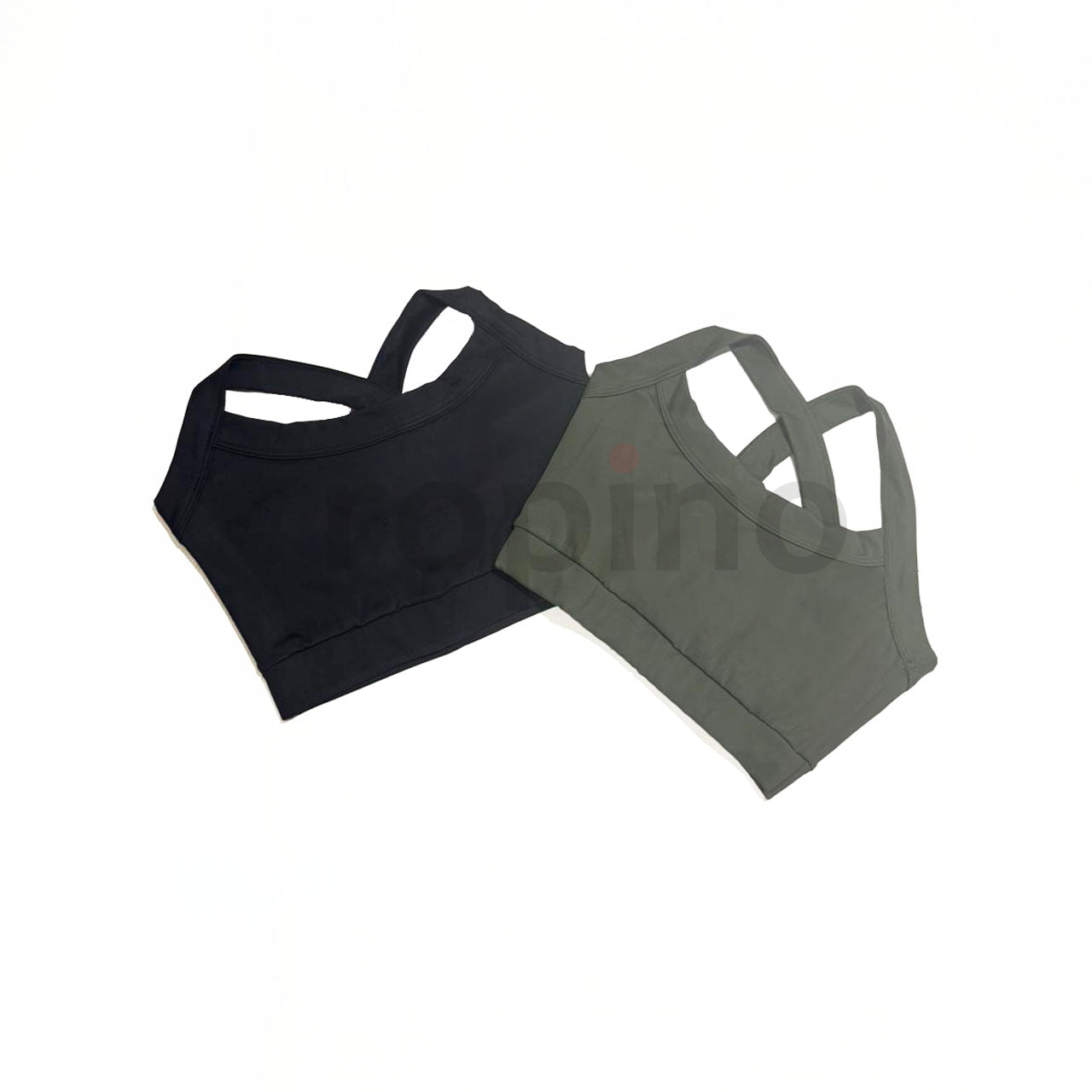 Top de Supplex con Tiras Cruzadas - Pack x2