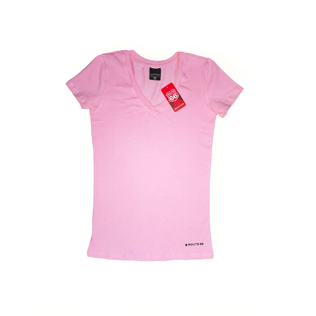 Remera básica de algodón. Cuello V. Varios Colores