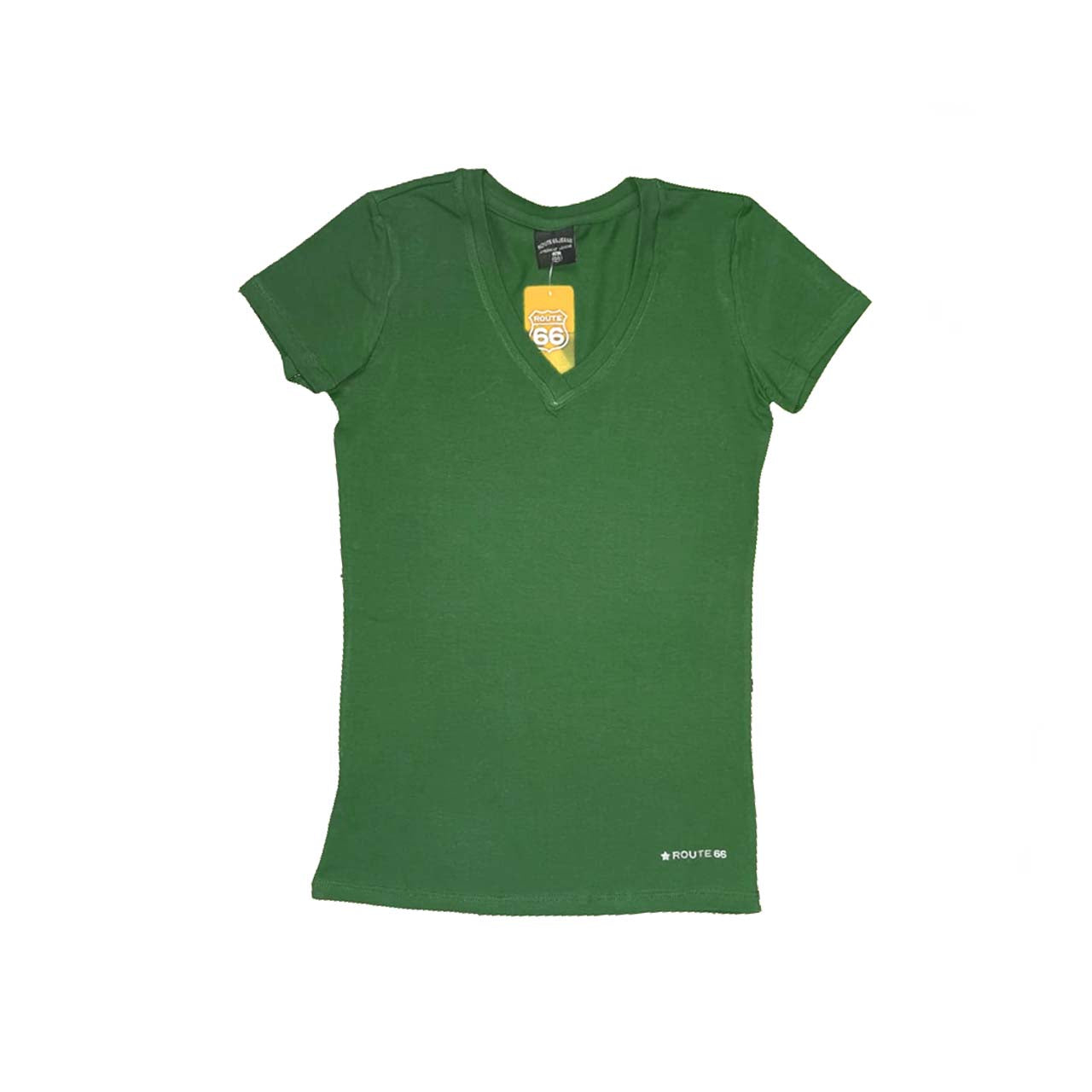 Remera básica de algodón. Cuello V. Varios Colores