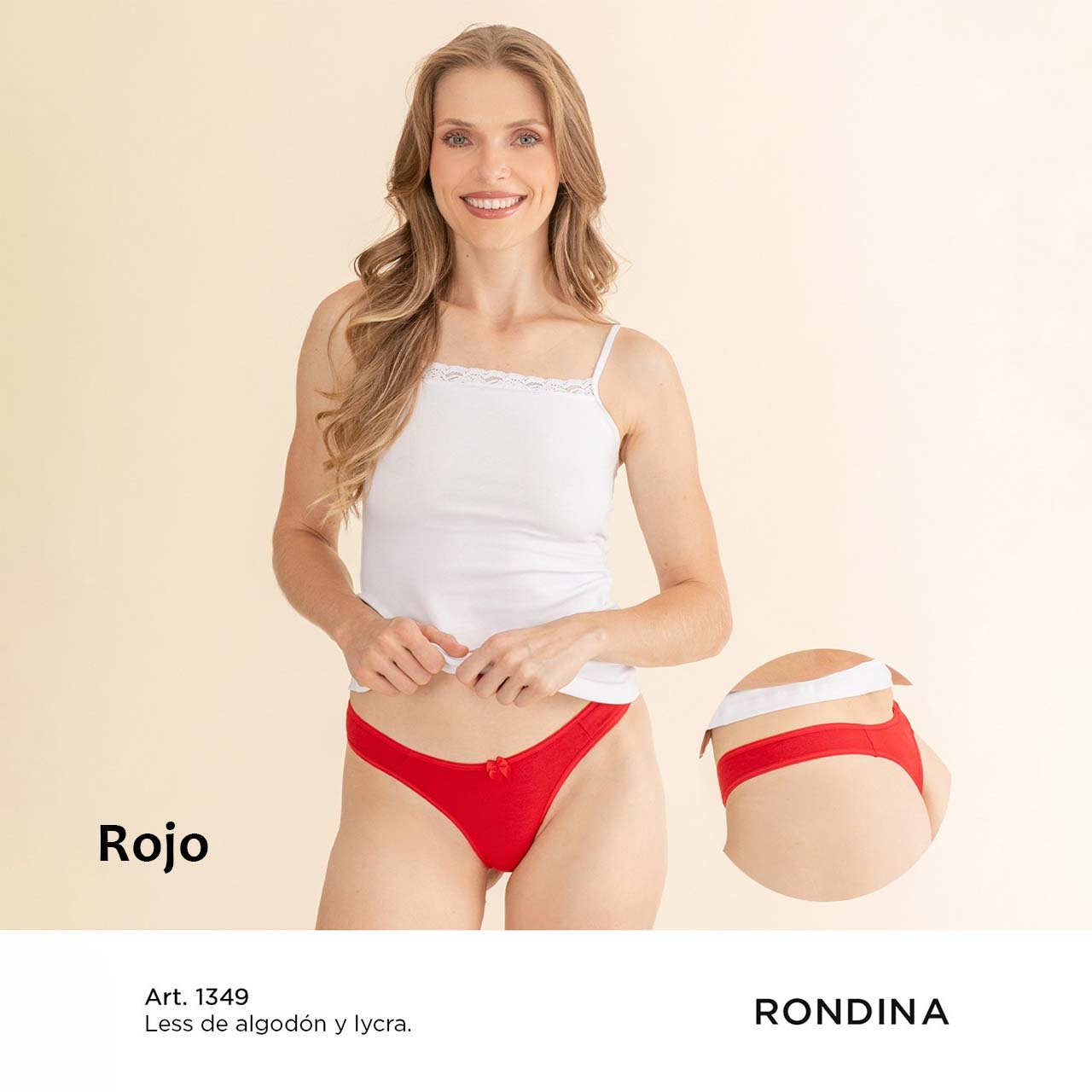 *Pack* Less de algodón y lycra - 3 unidades